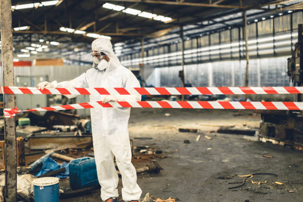 Professional Biohazard technician working in Bridgeton, MO
